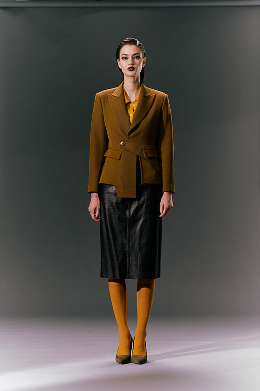 Leather Pencil Skirt