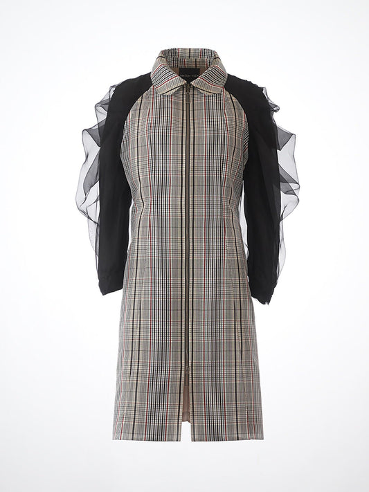 Fancy Check Dress - Atelier YSCM
