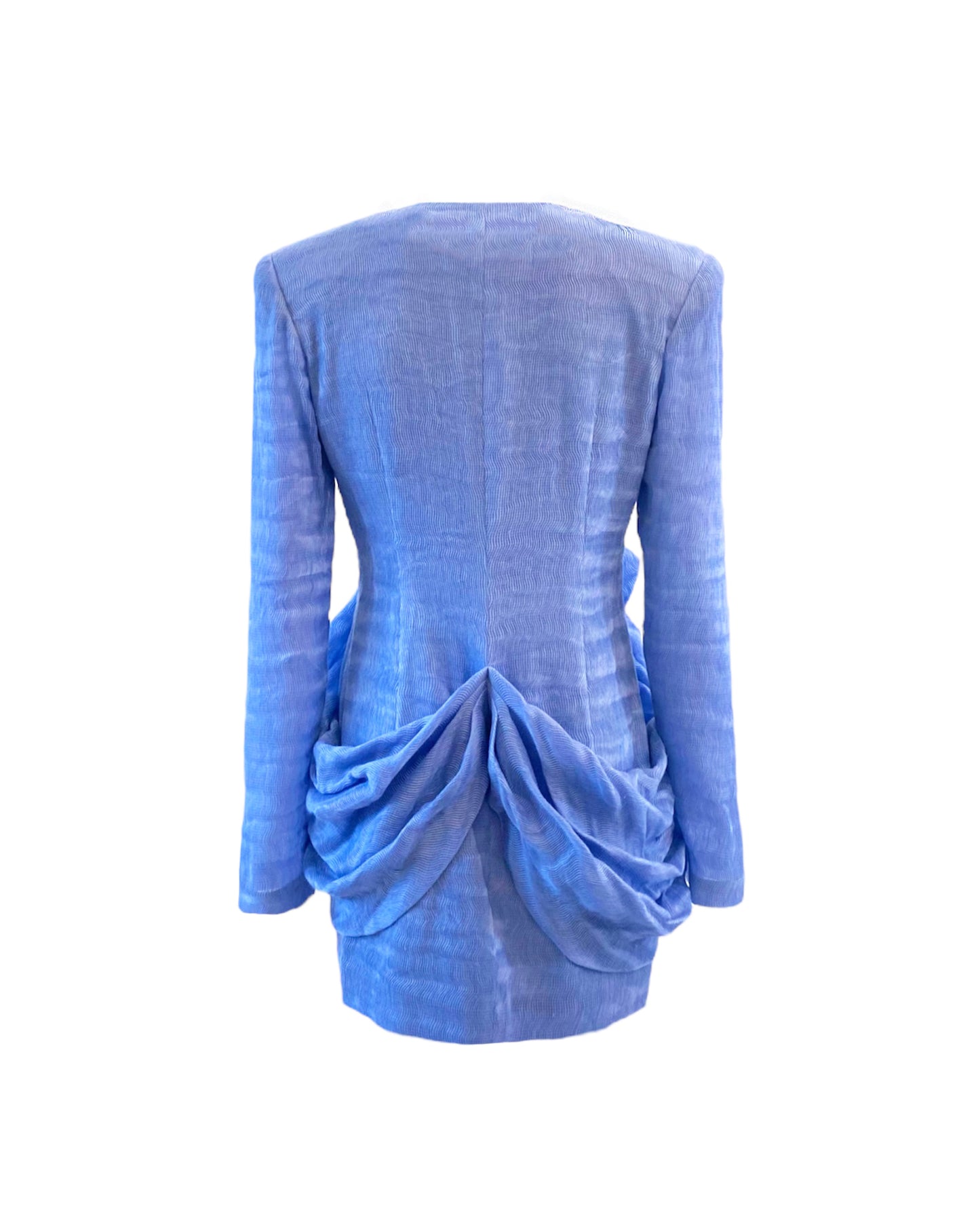 Tidal Draped Mini Dress - Atelier YSCM