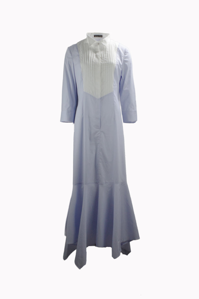 Pin Tucks Shirt Dress - Atelier YSCM 