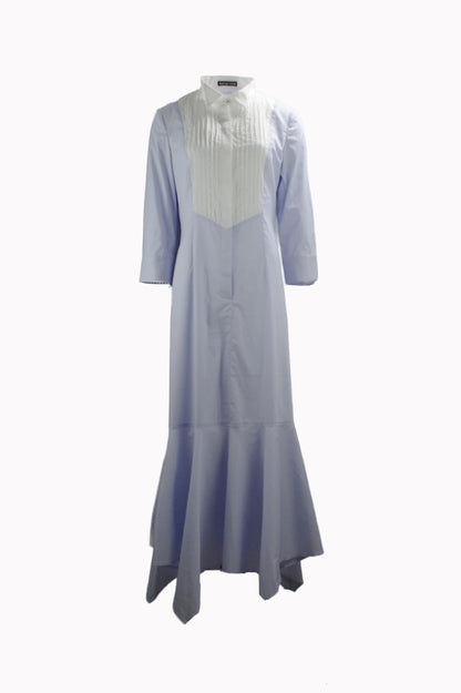 Pin Tucks Shirt Dress - Atelier YSCM 