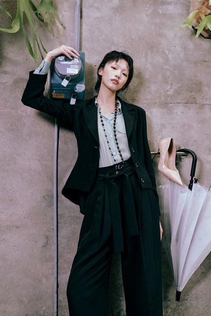 Raglan Silk Blazer - Atelier YSCM 